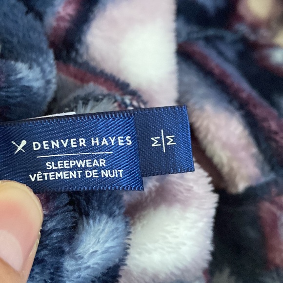 Hardly used Denver Hayes Aztec print plush pj bottom in size M - Picture 3 of 6